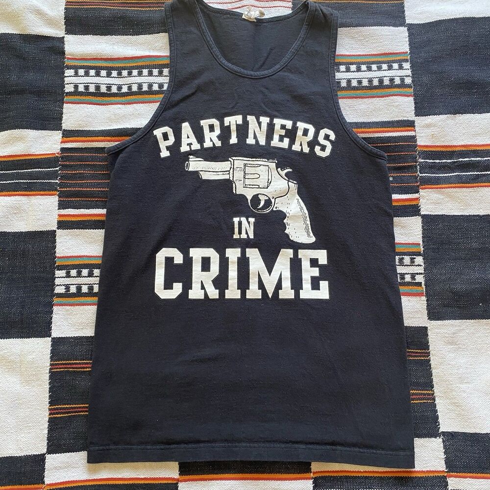 Vintage 1990’s Delta Pro Weight Graphic Tank Tee. Cotton. Small. Unisex.